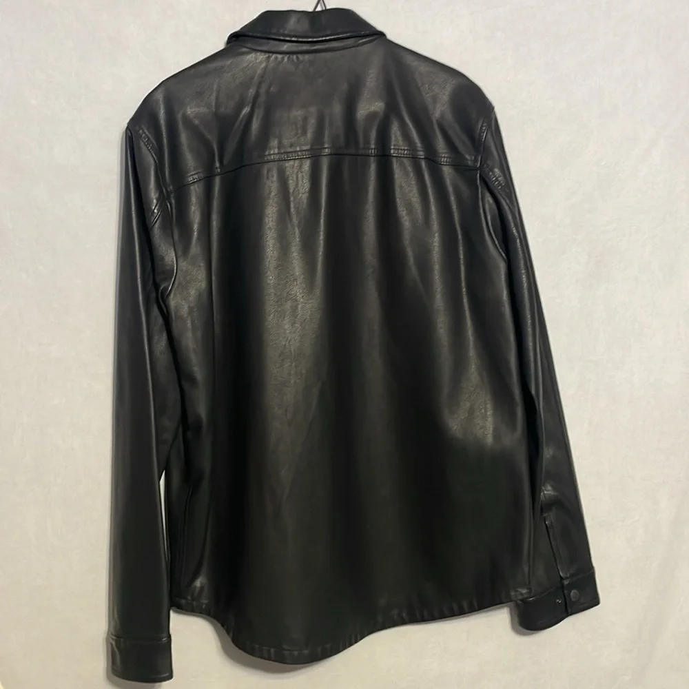 Black Levi’s Leather Jacket - Picture 6 of 7